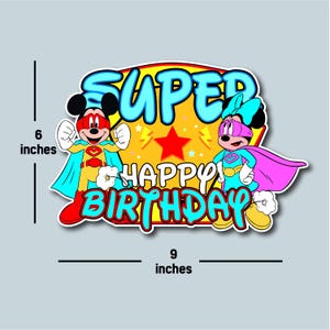 Cruise Magnets Decor, Mickey And Minnie, Superheroes Magnet, Birthday Cruise Magnet, Mickey Happy Birthday Magnet, Cruise Door Magnet.