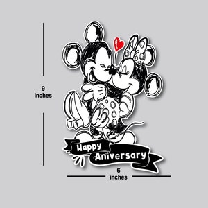 Cruise Door Magnet, Anniversary Cruise Magnet, Mickey and Minnie Cruise Magnets, Cruise Door Decor, Valentine Cruise, Personalized Magnet,
