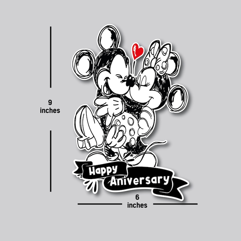 Cruise Door Magnet, Anniversary Cruise Magnet, Mickey and Minnie Cruise Magnets, Cruise Door Decor, Valentine Cruise, Personalized Magnet, image 1