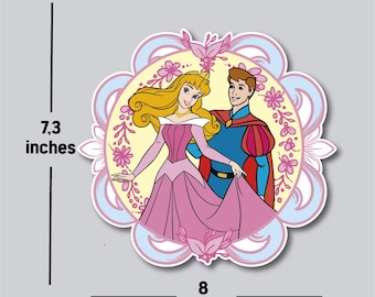 Princess Aurora Cruise Magnets,  Princess Cruise magnet, Birthday Cruise Magnet Decor, Personalized Magnet, Princess Aurora Magnet