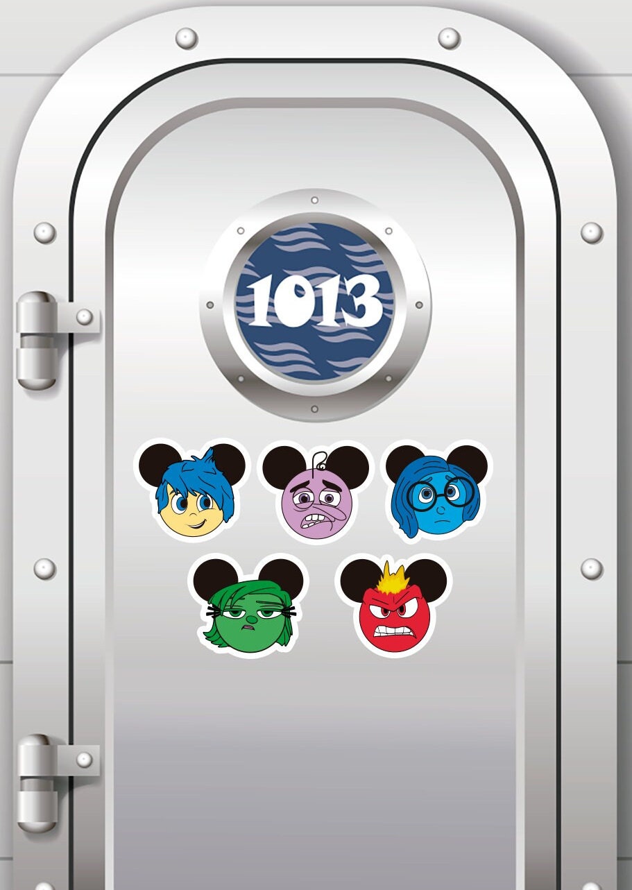 Halloween Cruise Magnets, Inside Out Magnets, Cruise Door Magnets ...