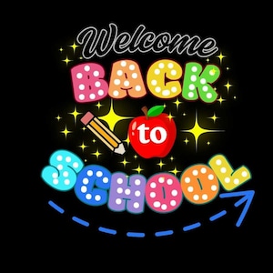 Welcome Back To School svg, Back To School svg, 1st day of school svg, First Day Of School svg, Hello School Png Svg, Back to School file