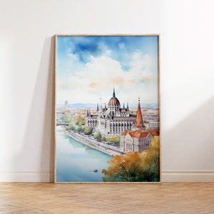 Budapest Print, Ungarn Travel Print Art, Budapest City Wall Art, Budapest Poster Print, City Prints, Reisegeschenk, Housewarminggeschenk