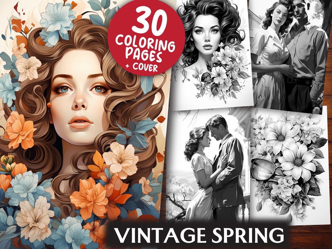 vintage-spring-coloring-pages-for-adults-and-kids-30-spring-season