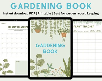 Gardening journal digital garden journal printable garden journal digital garden journal goodnotes garden organizer garden planner
