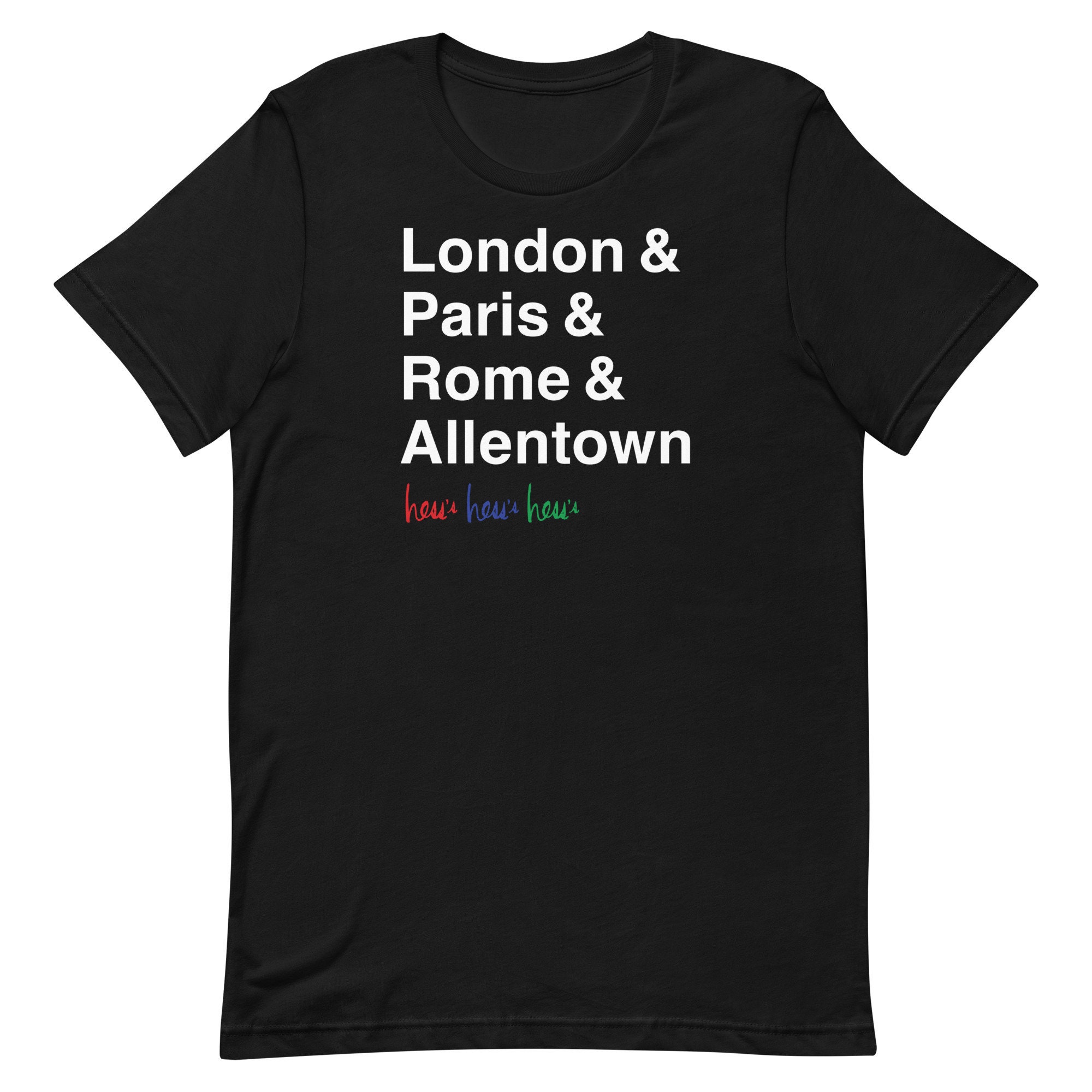 Vintage Style Hess's Department Store T-shirt - Allentown PA Retro Tee - Lehigh Valley Landmark Merchandise