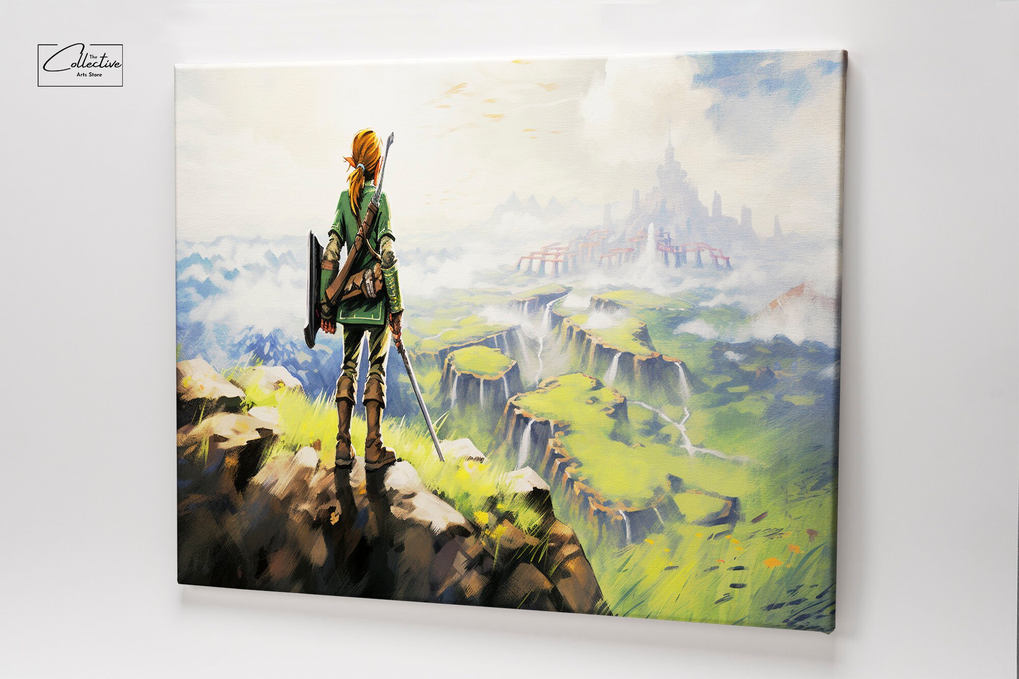 Tears of the Kingdom Poster Zelda Framed Canvas Zelda Wall Art Lengend