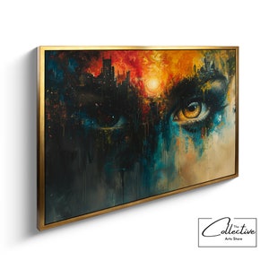 Abstract Wall Art, Modern Art, Contemporary Artwork, Gift For Her, Living Room Decor | Canvas & Poster, Framed or Unframed Options