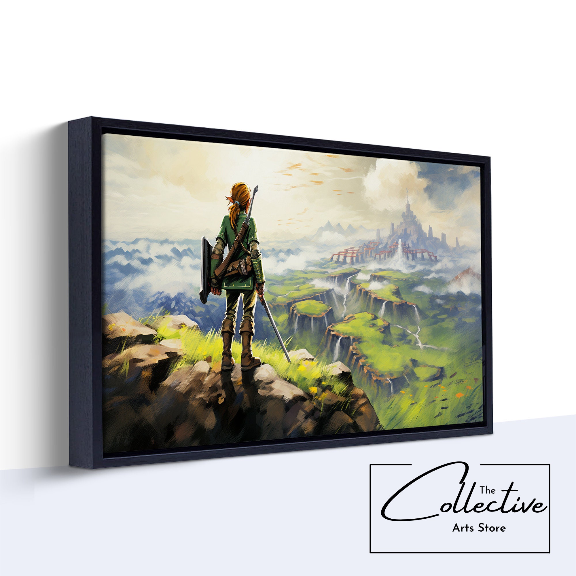 Link Zelda Character Game Popart by Qreative on canvas, poster, wallpaper  and more