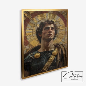 Greek Gods Canvas Wall Art Greece Mythology Poster Myths Legends Art Gift Gods Goddess Wall Decor Ancient Roman Print