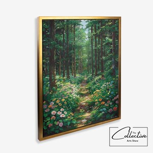 Arte de la naturaleza, pintura de paisajes, impresiones de la naturaleza, arte de la pared de la naturaleza, regalo de inauguración de la casa / lienzo o póster, enmarcado o sin marco