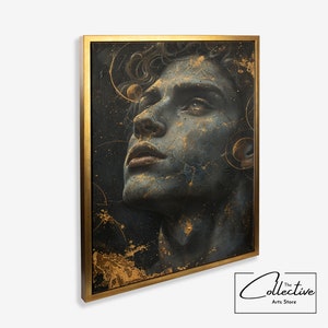 Apollo Painting Greek Mythology Poster Myths Legends Art Gift Gods Goddess Wall Decor Ancient Roman Print Greek Gods Canvas Wall Art