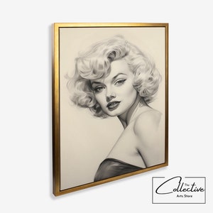 Marilyn Monroe Canvas Wall Art Marilyn Monroe Framed Poster Marilyn Monroe Gift New Home Decor Marilyn Monroe Icon Poster Marilyn Monroe Art