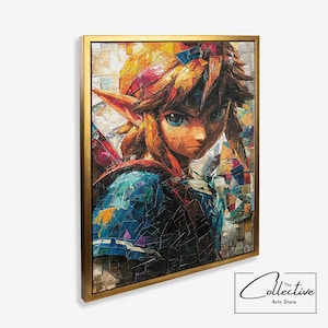 Tears Of The Kingdom, Ocarina Of Time, Zelda, The Legend Of Zelda, Zelda Art, Birthday Gifts | Canvas, Poster, Framed or Unframed Options