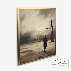Basketball Wall Art, Sports Poster, Basketball Decor, Gym Wall Art |  Canvas or Poster, Framed or Unframed Options