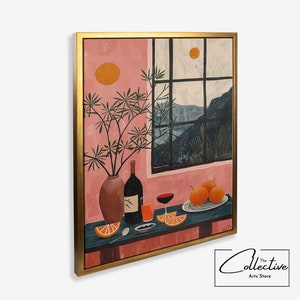 Kitchen Art Print Pop Art Still Life Painting Kitchen Moody Wall Art Still Life Colorful Drawing Canvas Farmhouse Kitchen Decor Poster