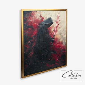 Jedi Star Wars, Starwars Wall Art, Lightsaber, Star Wars Room Decor, Mandalorian, Starwars Gift | Canvas, Poster, Framed or Unframed Options