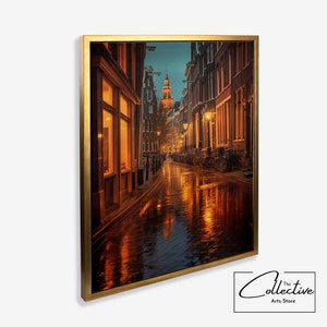 Amsterdam Wall Decor Amsterdam Poster Amsterdam City Home Decor Amsterdam City Gift Cityscape Print Netherlands Wall Decor Dutch Travel Gift