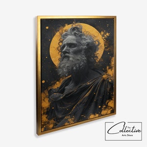 God Goddess Wall Decor Greek Gods Canvas Wall Art Ancient Roman Print Greek Mythology Poster Myths Legends Art Gift