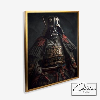 Star Wars T-Shirt Uomo Darth Vader Samurai, Nero, Vestibilità Regular, Ufficiale Disney