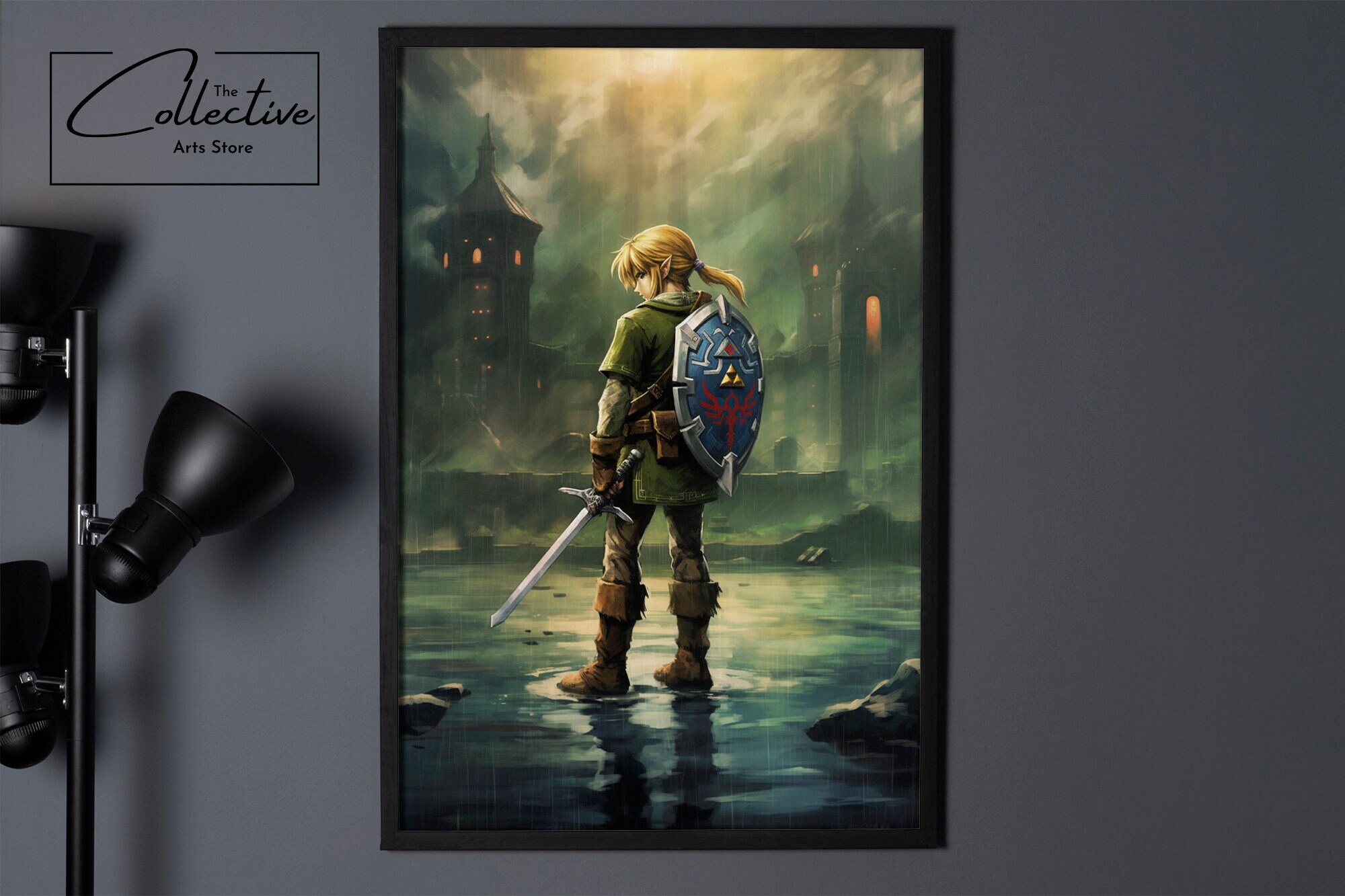Poster Zelda Breath of the Wild - Hyrule Scene Landscape, Wall Art, Gifts  & Merchandise