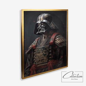 Darth Vader Poster Star Wars Wall Art Movie Room Decor Framed Print Gift for Him Star Wars Home Accessories
