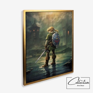 The Legend of Zelda Poster Zelda Fan Birthday Gift Zelda Game Room Decor Zelda Wall Art The Legend of Zelda Wall Decor Gift Zelda Gaming Art