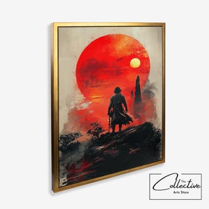 Starwars Wall Art, Luke Skywalker, Star Wars Room Decor, Tatooine Landscape, Starwars Gifts | Canvas, Poster, Framed or Unframed Options
