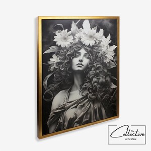 Viktorianische gerahmte Plakatkunst Griechenland Göttin Porträt Kunst Poster Home Styling Wanddekor Griechenland Wandkunst Neues Haus Geschenk Griechische Kunst