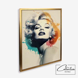 Marilyn Monroe Poster Marilyn Monroe Wall Decor Marilyn Monroe Housewarming Gift Marilyn Monroe Framed Print Airbnb Decor Art Marilyn Monroe
