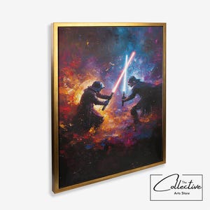 Starwars Wall Art, Star Wars Room Decor, Lightsaber, Jedi, Starwars Gifts | Canvas, Poster, Framed or Unframed Options