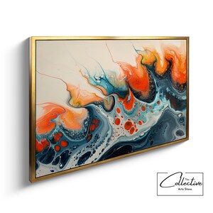 Abstract Wall Art, Modern Artwork, Colorful Art, New Home Gift, Office Decor | Canvas & Poster, Framed or Unframed Options