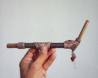 Shiva | Big Tepi Pipe with spiral symbol