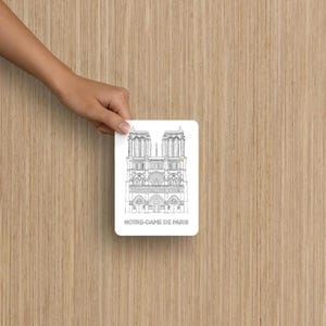 Carte Postale Notre Dame de Paris - Postcard Notre-Dame