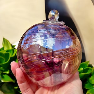 Misfit Imperfect Beauty Hand-Blown Glass Tree of Remembrance Ornament