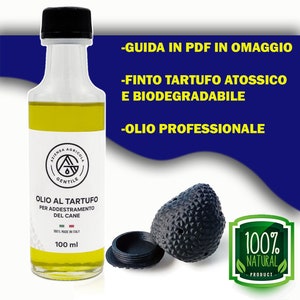 Kit de dressage de chien truffier complet avec fausse huile de truffe professionnelle non toxique et biodégradable. Guide pdf GRATUIT image 1