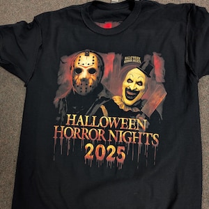 Halloween Horror Nights 2025 t-shirt.