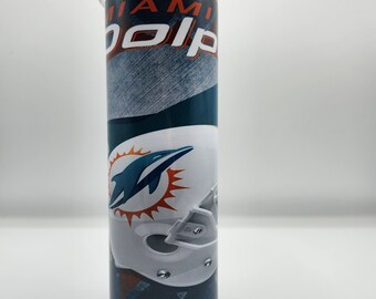 Miami Dolphins Custom Made 20oz Tumbler