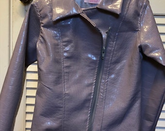 Immitation leather jacket