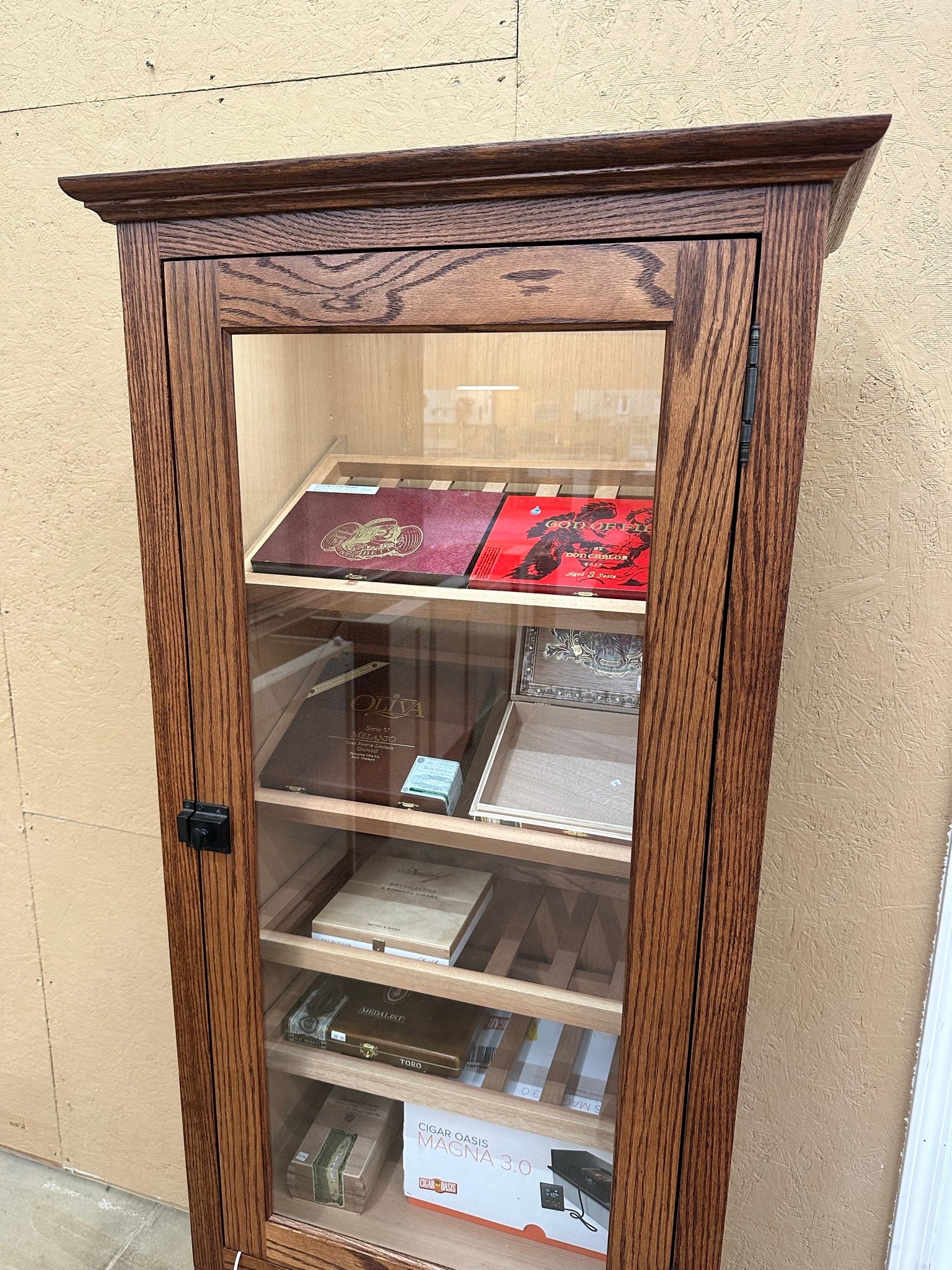 Cigar Humidor Display 24 W X 72h X 16d Fully Customizable Etsy