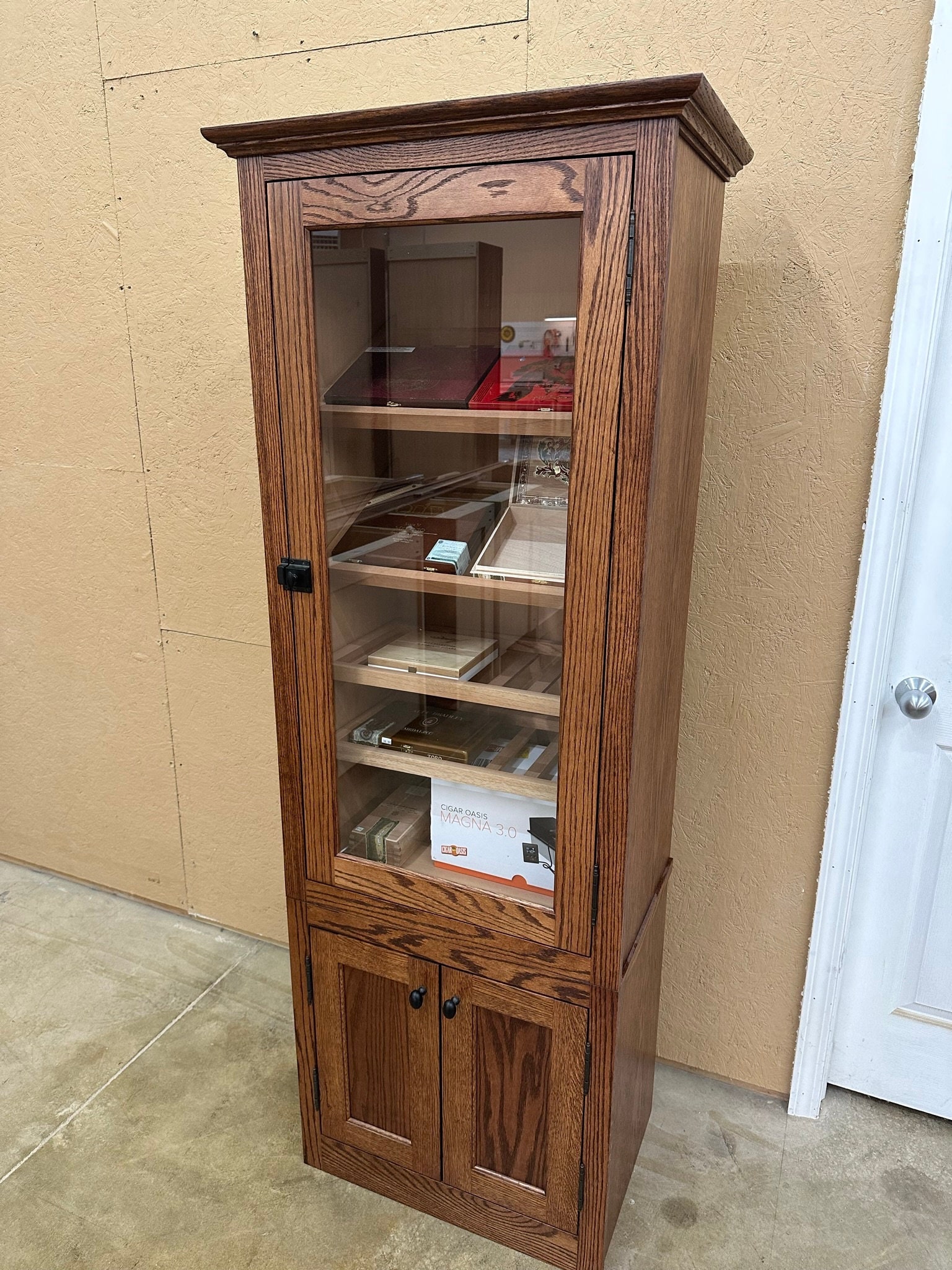 Cigar Humidor Display 24 W X 72h X 16d Fully Customizable Etsy