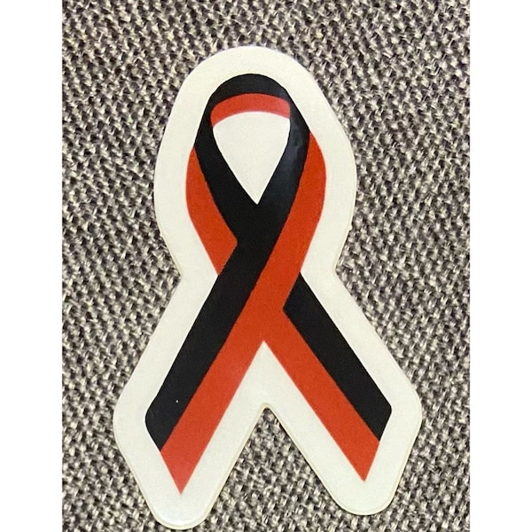 Violence Against Healthcare Workers Awareness Ribbon Sticker, Nurse Sticker