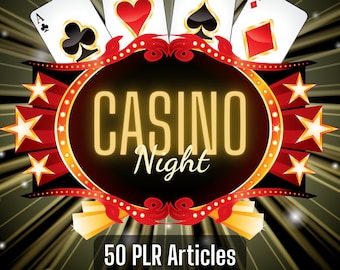 50 Glücksspiel PLR Artikel | plr Bundle Rechte weiterverkaufen | e book kommerzielle Nutzung | digitaler Download bereit zum Verkauf