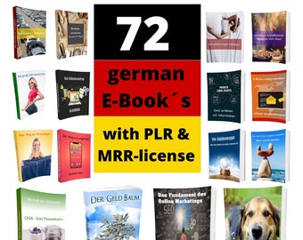 72 eBooks mixtes PLR/MRR | plr bundle droits de revente | utilisation commerciale du livre électronique | téléchargement numérique prêt à vendre