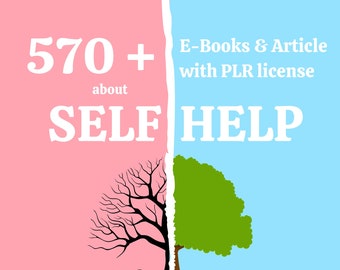 570+ Selfhelp PLR eBooks and articles | plr bundle resell rights | e book commercial use | digital download ready to sell