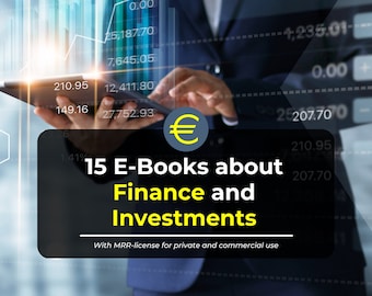 15 Finance et investissements Allemand eBooks & articles | plr bundle droits de revente | utilisation commerciale du livre électronique | téléchargement numérique prêt à vendre