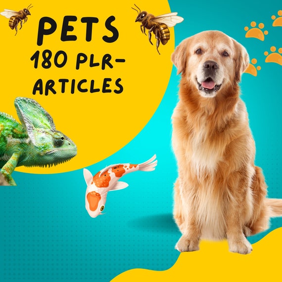 180 Pets PLR Articles | plr bundle resell rights | e book commercial use | digital download ready to sell