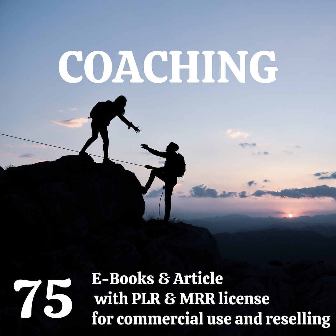 75 Coaching PLR Ebooks and Articles | Plr Bundle Resell Rights | E Book ...