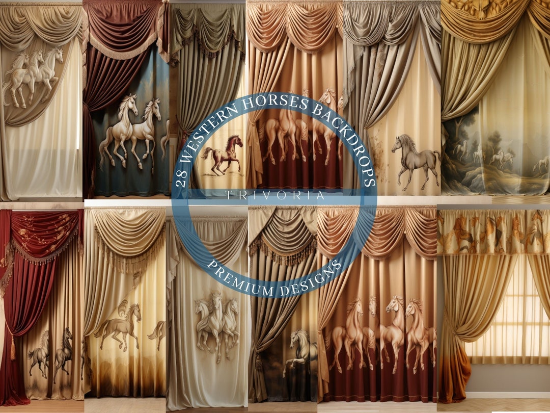 Rhinestone Rodeo Backdrop Wild West Rodeo Horse Backdrop Collection: Photography Overlays, Studio ...