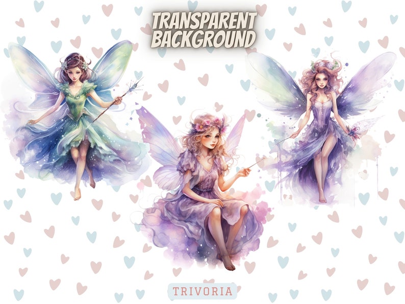 Ethereal Watercolor Butterfly Fairy PNG Mystical Fantasy Clipart With ...